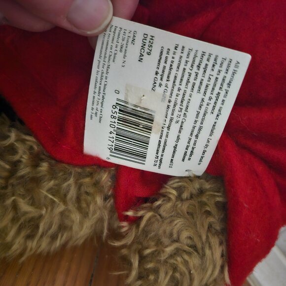 GANZ Heritage Classics "Duncan" retired teddy bear - Picture 3 of 3